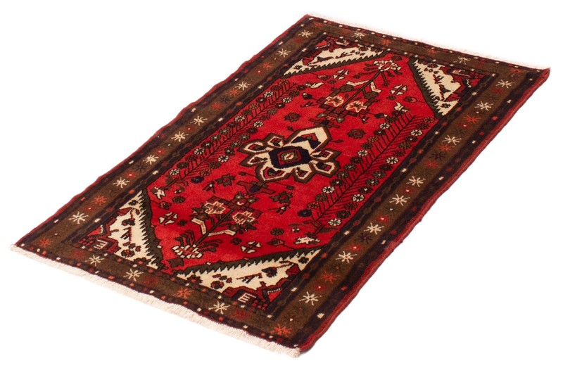 Vintage Traditional Hand-Knotted Area Rug 3'2" x 4'8" Oriental Wool Carpet gallery