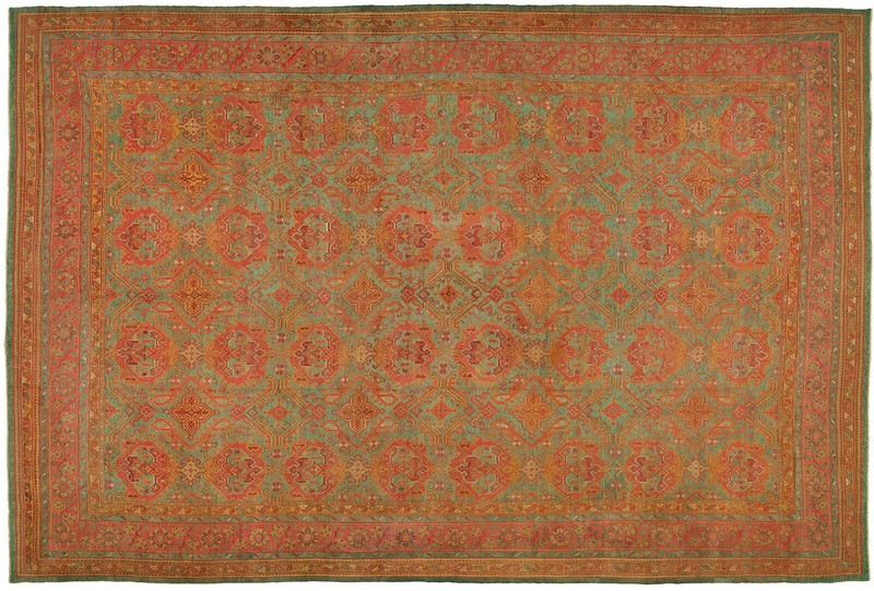 Antique Decorative Turkish Oushak Ushak Rug Palace Size 15'5''x23' gallery