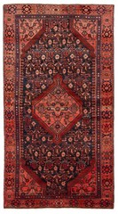 Vintage 4’0″ x 7’7″ Traditional Hand Knotted Vegetable Dye Wool Area Rug