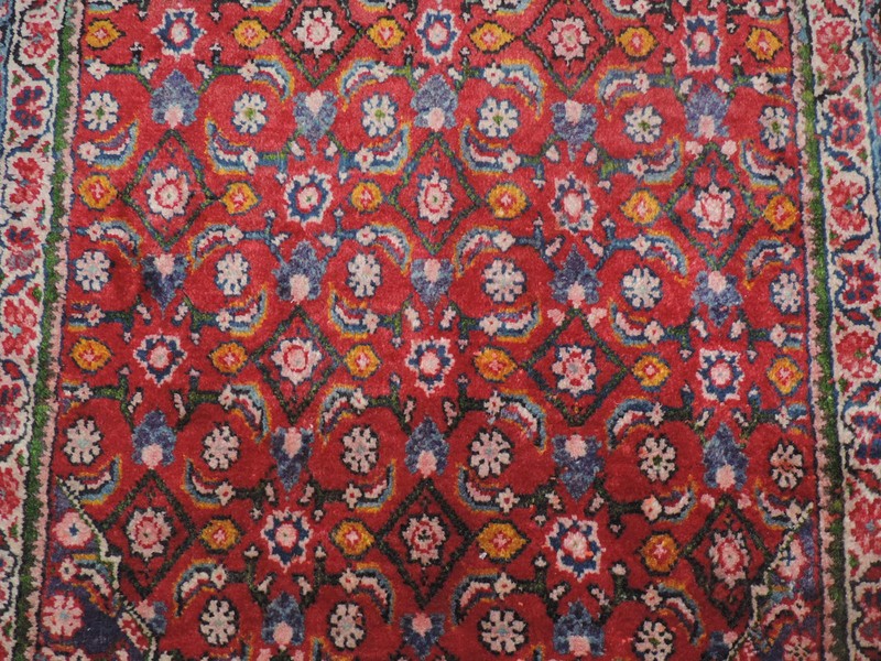 3x10ft. Handmade Mahal Wool Runner gallery