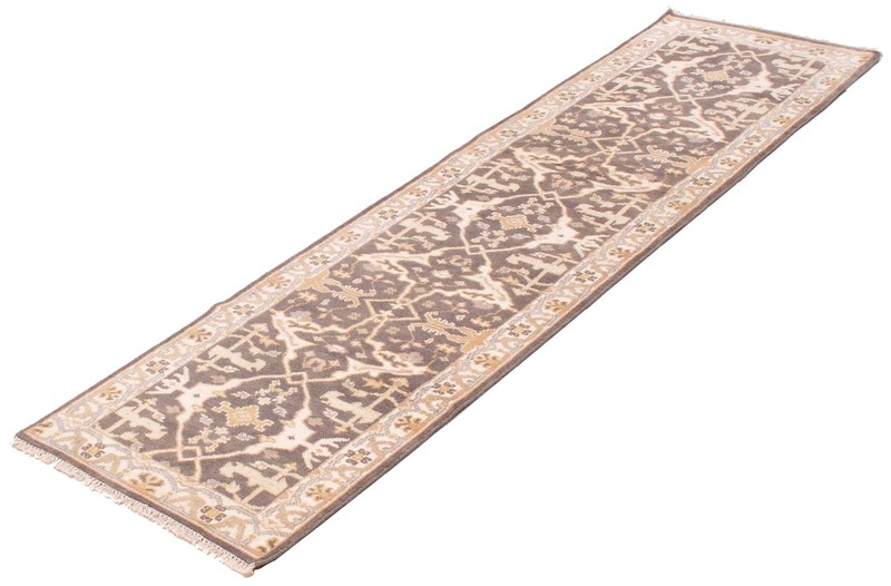 Vintage Hand-knotted Runner Rug 2'7" x 10'0" Traditional Oriental Wool Carpet gallery