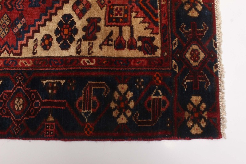 Vintage Traditional Hand-Knotted Area Rug 3'11" x 6'3" Oriental Wool Carpet gallery