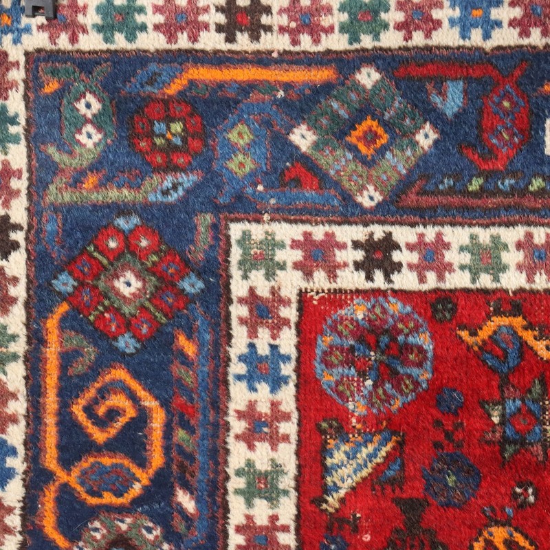 Antique Asian Carpet Wool Thin Knot 75 x 55 In Original gallery