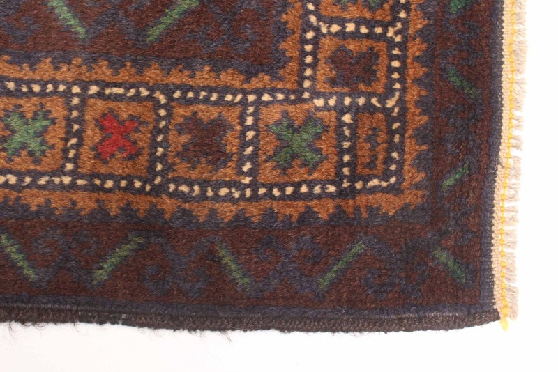 Vintage 3'4" x 5'9" Traditional Hand Knotted Vegetable Dye Wool Area Rug gallery