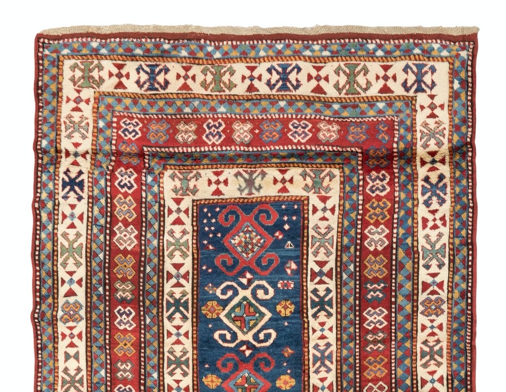 5x7.7 Ft A Superb Antique Caucasian Kazak Rug in Excellent Original Condition gallery