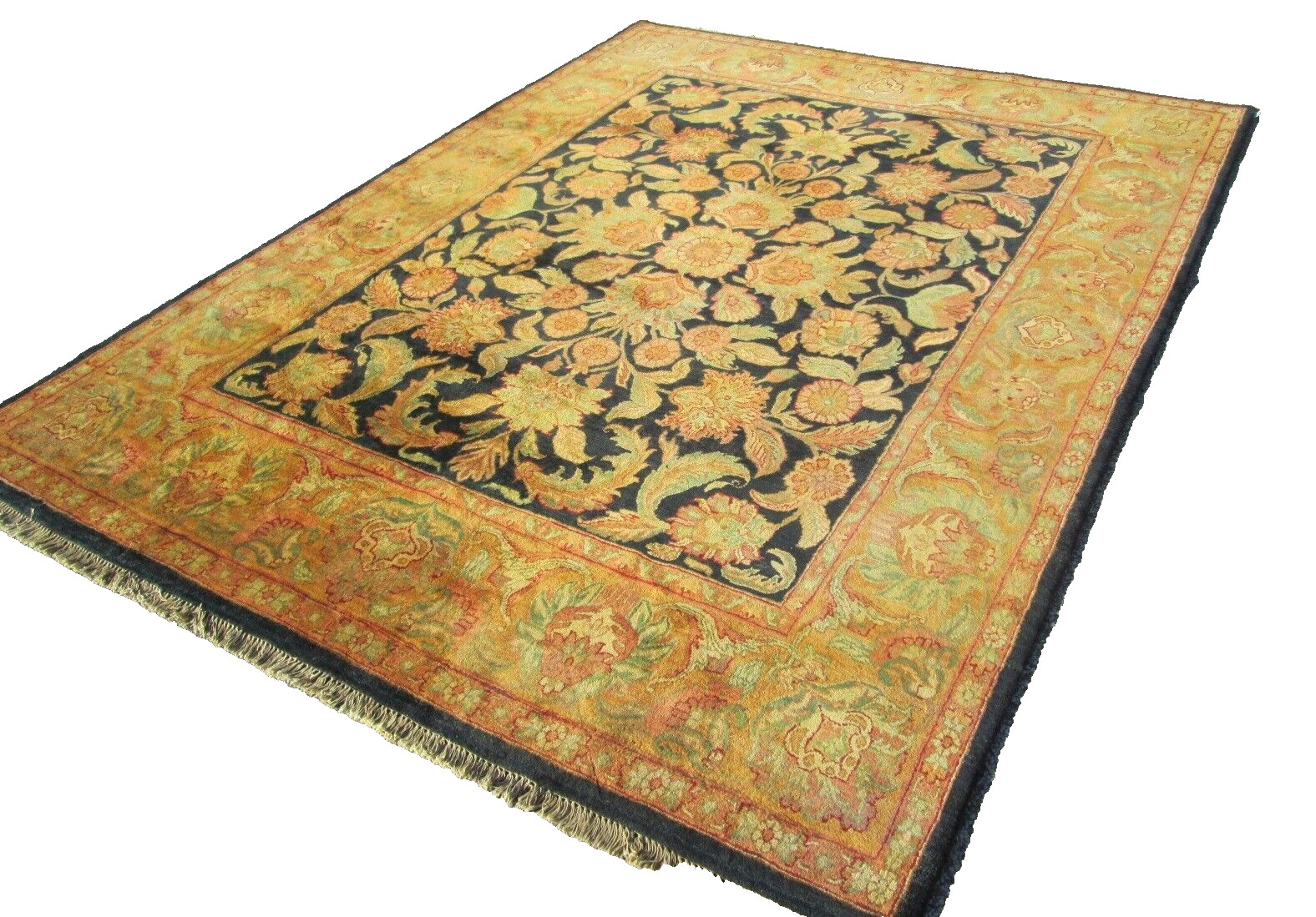 FINE AGRA DESIGN JAIPUR OUSHAK ORIENTAL RUG INDIAN HILL RUG DEALER'S ESTATE gallery