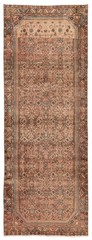 3’9″ x 10’3″ Vintage Hand-knotted Runner Rug Traditional Oriental Wool Carpet
