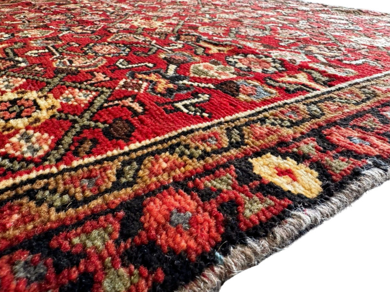 VINTAGE MAHAL RUNNER, HAND MADE HALLWAY EASTERN WOOL RUG CARPET 8' X 2'5" gallery