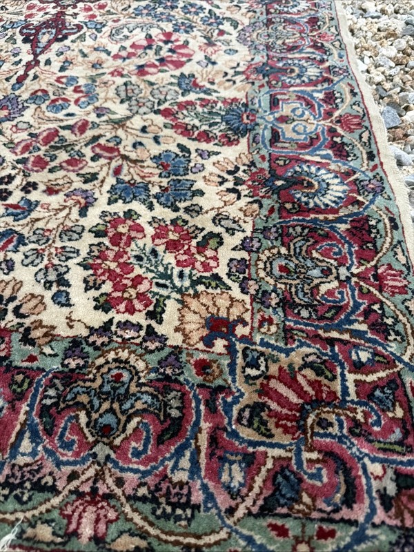 Antique Genuine Hand Knotted Vintage Vegetables Dye Area Rug Carpet 6 Ft X 3 Ft gallery