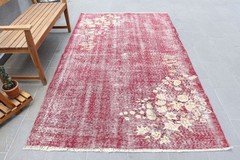 Salon Rug, 5.2×8.7 ft Large Rug, Wool Rugs, Cool Rugs, Vintage Rug, Turkish Rug