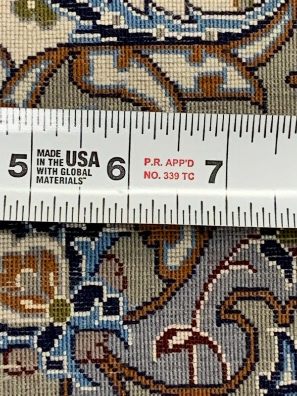 ISFEHAN EXTRA FINE KORK ( FINE WOOL ) AND SILK 729 KPSI ORIENTAL RUG 3.5 X 5.10 gallery