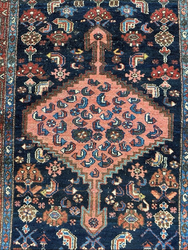 Antique LILIHAN Rug c.1920 Gorgeous Vegetable Dye Colors Great Condition 3’5x5’3 gallery