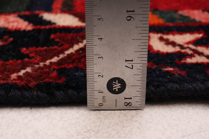 3'4" x 9'10" Vintage Hand-knotted Runner Rug Traditional Oriental Wool Carpet gallery