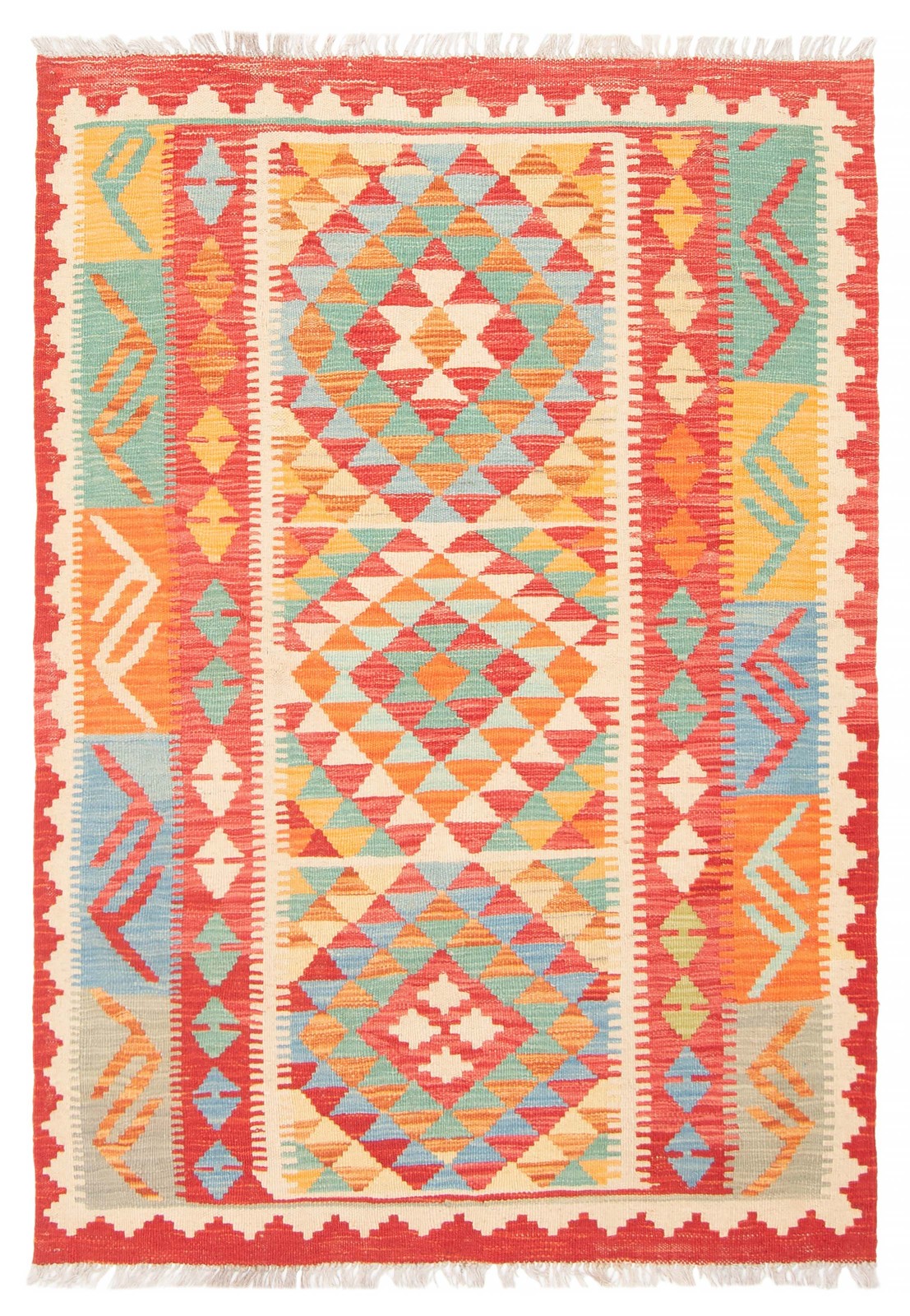 Vintage 3'5" x 4'9" Traditional Wool Hand Woven Oriental Area Rug gallery