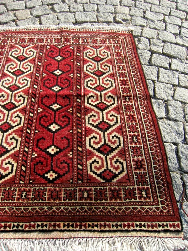 Fabulous Antique Rare Rug 31'' x 37'' Turkoman Tribal Small Yomud Rug Area Rug gallery