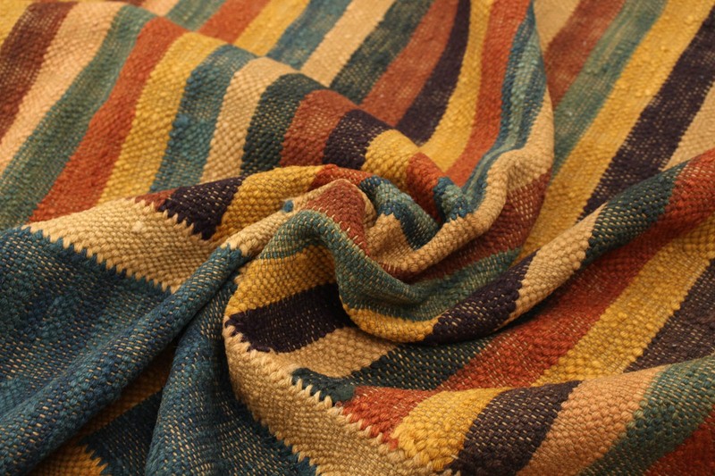 Vintage Hand Woven Area Rug 8'2" x 9'10" Traditional Wool Oriental Carpet gallery