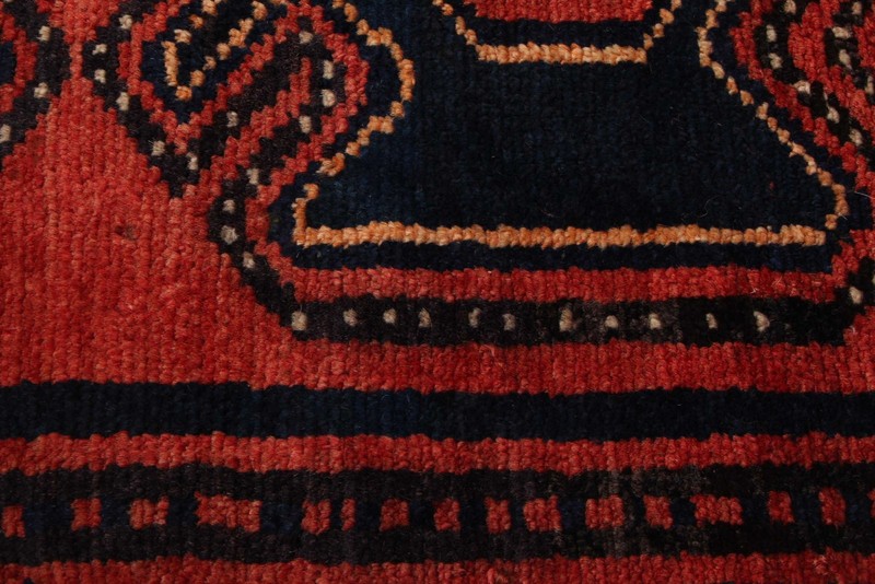 Vintage 3'5" x 5'0" Traditional Hand Knotted Vegetable Dye Wool Area Rug gallery