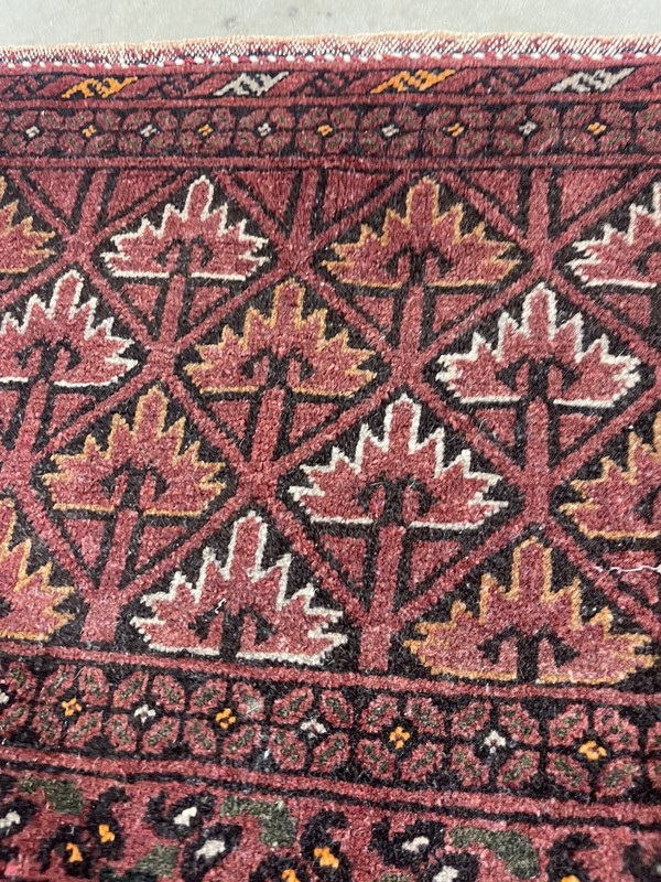 Antique Turkoman Saryk Yomud Torba Complete With Skirt Long Tassels14x46" gallery