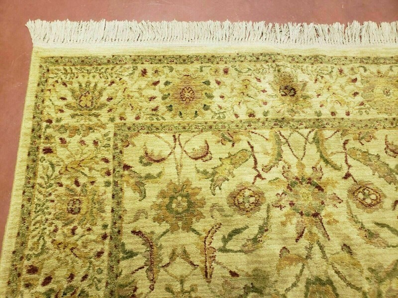 Belgium Power Loomed Rug 5x7, Vintage Oriental Wool Carpet, Beige gallery