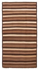 Vintage Hand woven Runner Rug 6’5″ x 15’1″ Traditional Oriental Wool Carpet
