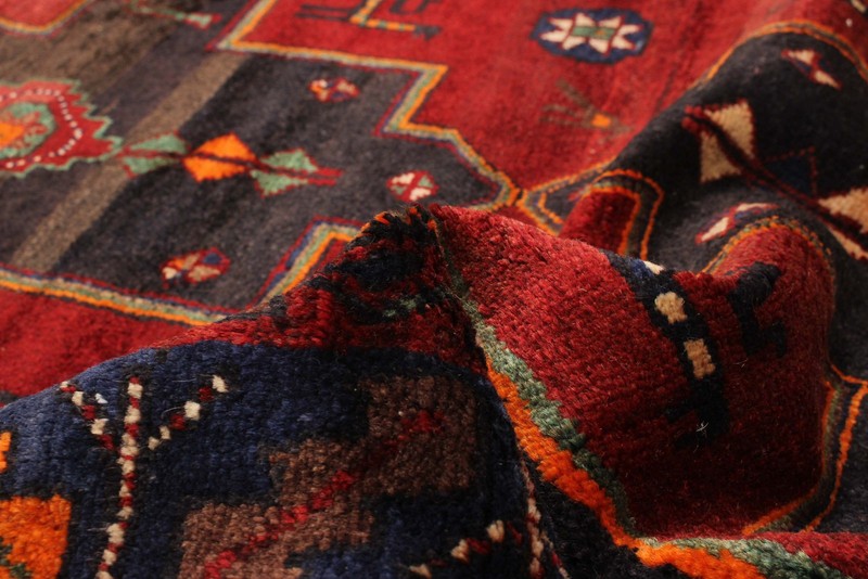 Vintage 3'7" x 9'0" Traditional Hand Knotted Vegetable Dye Wool Area Rug gallery