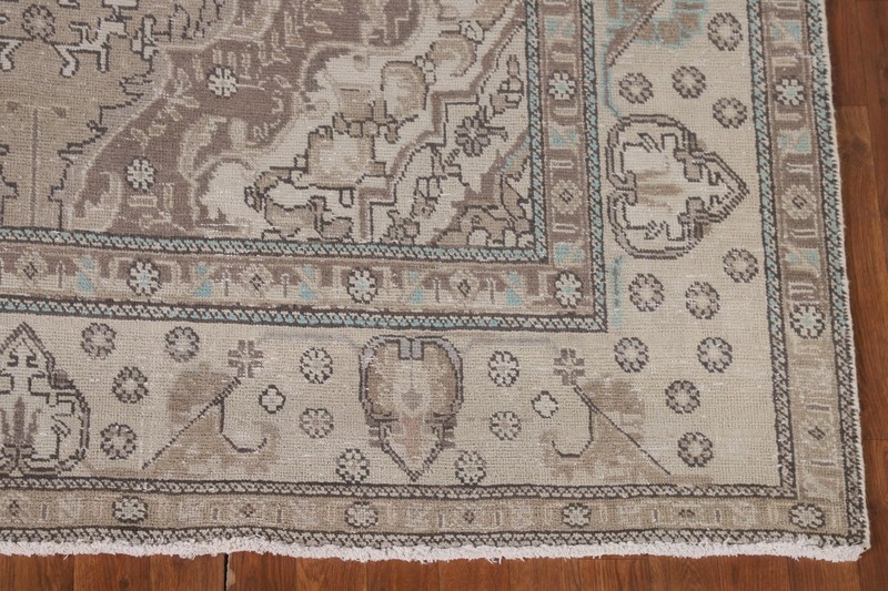 Light Brown Classic Area Rug 6x10 Home Decor Living Room Medallion Wool Carpet gallery