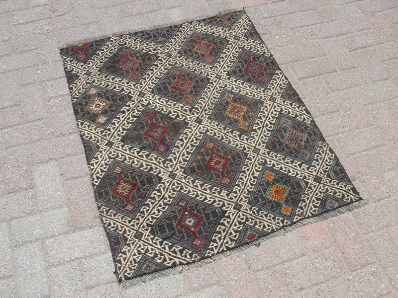 3x4 ft Handmade Anatolian Kilim Rug - Rugs for living room gallery