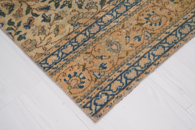 2x9 Turkish Vintage Neutral Runner Handmade Oushak Faded Carpet Runner Rug 523 gallery