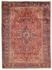 Vintage Geometric Area Rug 7'10" x 10'10" Traditional Hand-Knotted Wool Carpet gallery