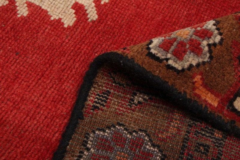 Vintage 4'1" x 7'3" Traditional Hand Knotted Vegetable Dye Wool Area Rug gallery
