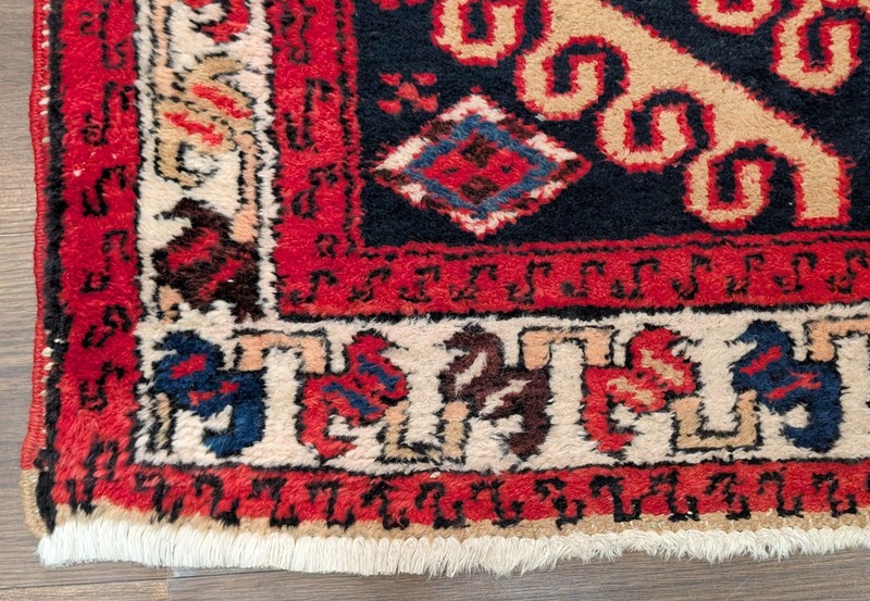 Per'sian Sarab Runner Rug 3.4 x 13.8, Geometric Medallions, Tribal gallery