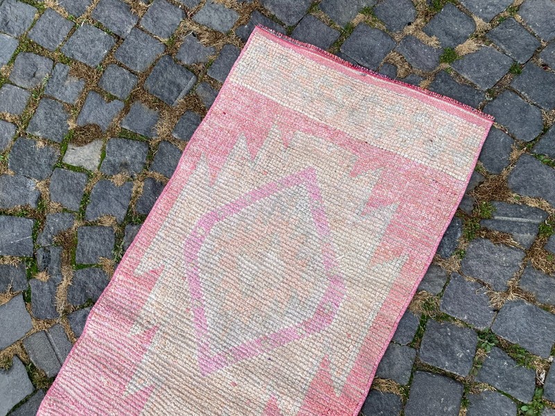 Carpet, Turkish rug, Vintage rug, Handmade rug, Runner, Wool | 2,0 x 10,5 ft gallery