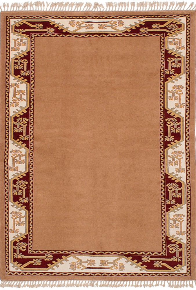 Traditional Vintage Hand-Knotted Area Rug 5'8" x 8'2" Oriental Wool Carpet