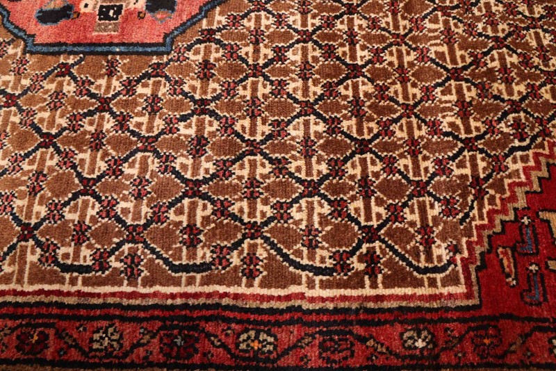 Vintage Oriental Hand-Knotted Carpet 4'3" x 7'10" Traditional Wool Area Rug gallery