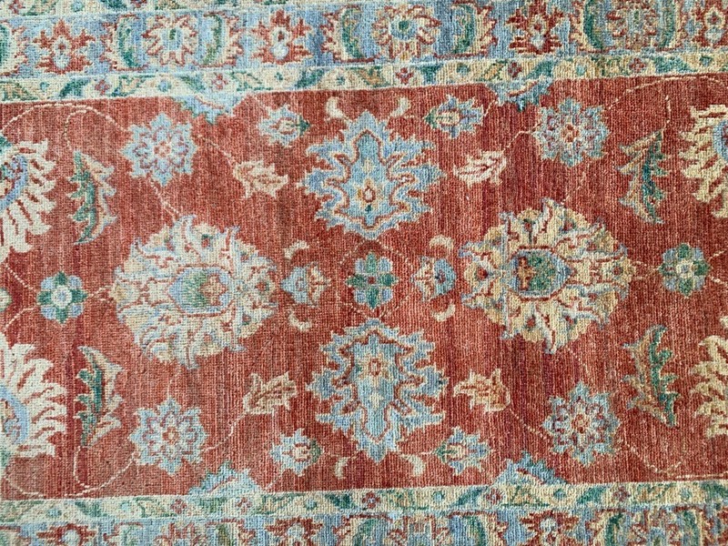 Modern Afghan Rug, Hand-Knotted Chobi Wool, Traditional Area Carpet (3x4 ft.) gallery