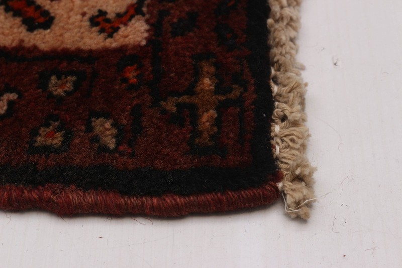 3'11" x 13'3" Vintage Hand-knotted Runner Rug Traditional Oriental Wool Carpet gallery