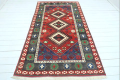 Turkish Konia Carpet, Nomad Area Rugs, Handmade Wool Teppich, Tribal Rug 54″X97″