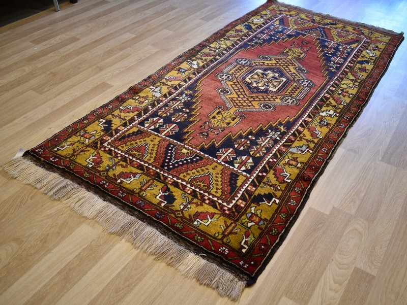 Antique Never Used Caucasian Kazak Handmade Dowry Rug 4Ft 4' x 9Ft Free Shipping gallery