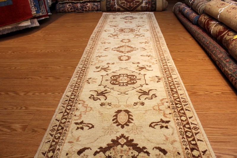 _HANDMADE_HALL-RUNNER_10 Ft. Long TOP OF THE LINE Natural Dyes Beige Color gallery
