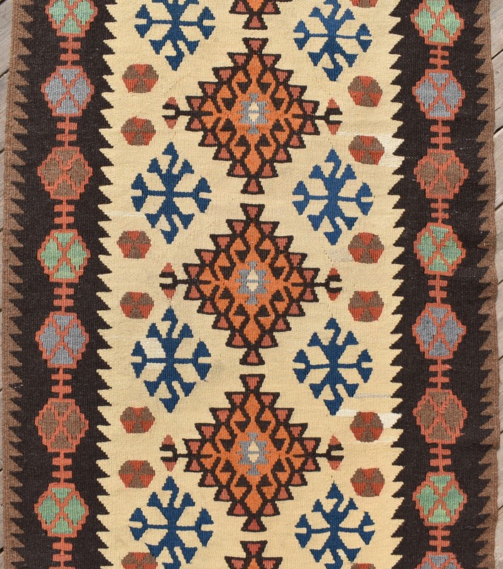 Turkish Rug 2x12 Size Oriental Runner Stairs Kilim Corridor 75x375cm Hallway gallery