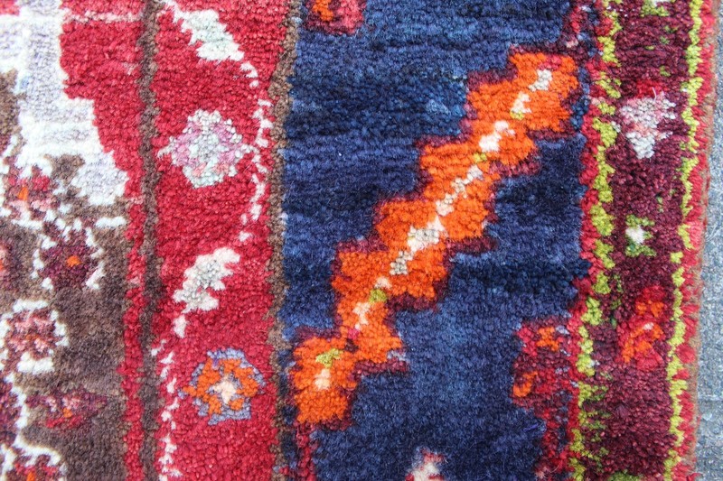 Vintage Hand Made Traditional Rug Oriental Wool Brown Long Large Rug 318x162cm gallery