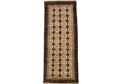 Handmade Vintage Oriental Runner Rug Floral Tribal Hallway Home Carpet 4X9 ft