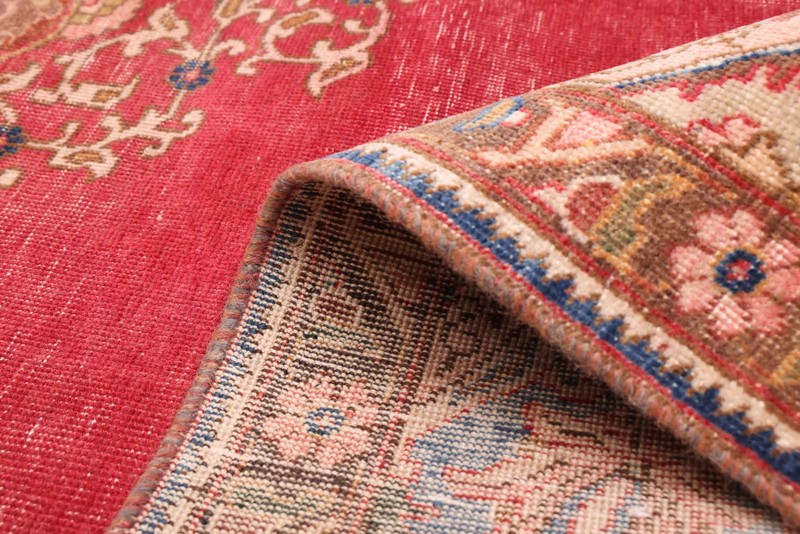 Traditional Vintage Hand-Knotted Area Rug 7'7" x 13'1" Oriental Wool Carpet gallery