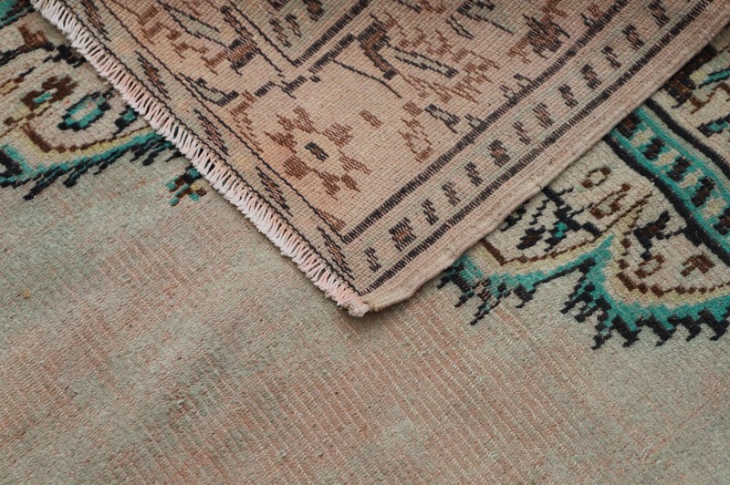 Medallion Area Rug Turkish Hand Knotted Oriental Large Livingroom Carpet 7x9ft gallery