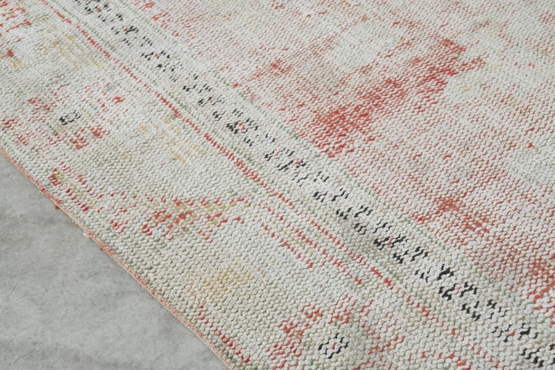 6x9 ft rugs, antique turkish carpet vintage oushak rug hand-knotted wool rug,655 gallery