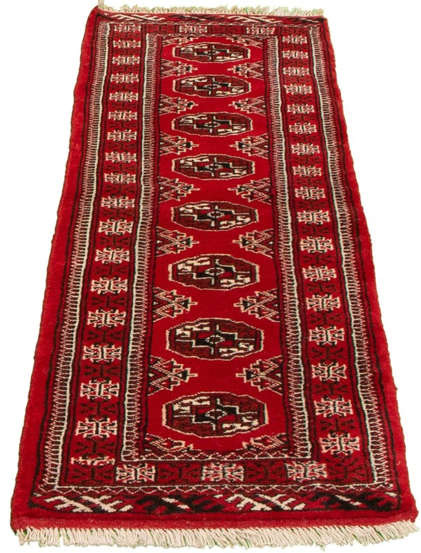 2'0" x 6'3" Vintage Hand-knotted Runner Rug Traditional Oriental Wool Carpet gallery