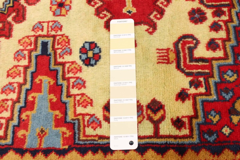 Traditional Vintage Hand-Knotted Area Rug 3'7" x 5'4" Oriental Wool Carpet gallery