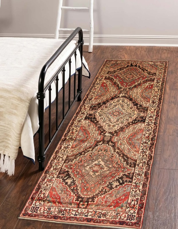 Vintage Traditional Hand-Knotted Area Rug 4'0" x 12'2" Oriental Wool Carpet gallery