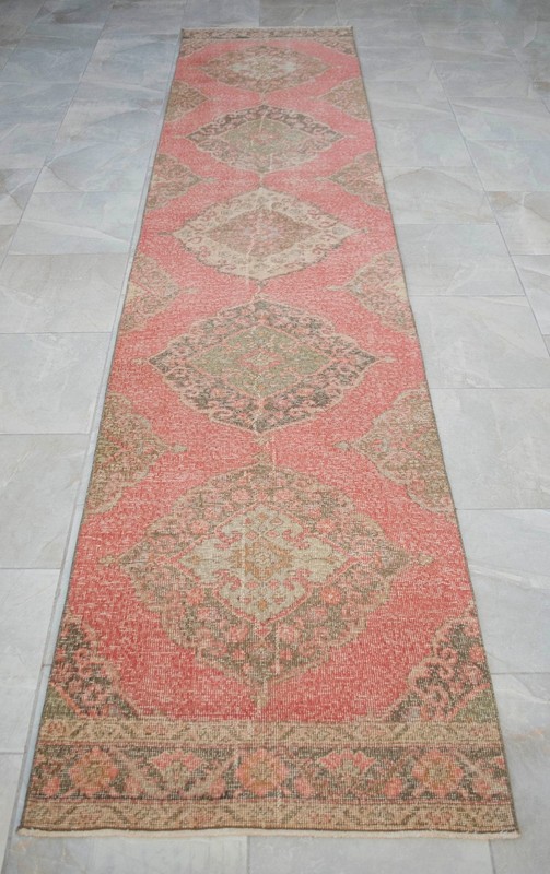 3x12 Runner Rug Turkish Hand-knotted - Hallway Runner Entryway Rug Kitchen Decor gallery