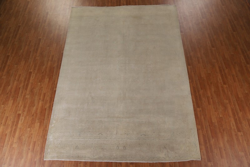 Distressed Traditional Vintage Area Rug 9x13 ft Hand-knotted Wool Living Room gallery